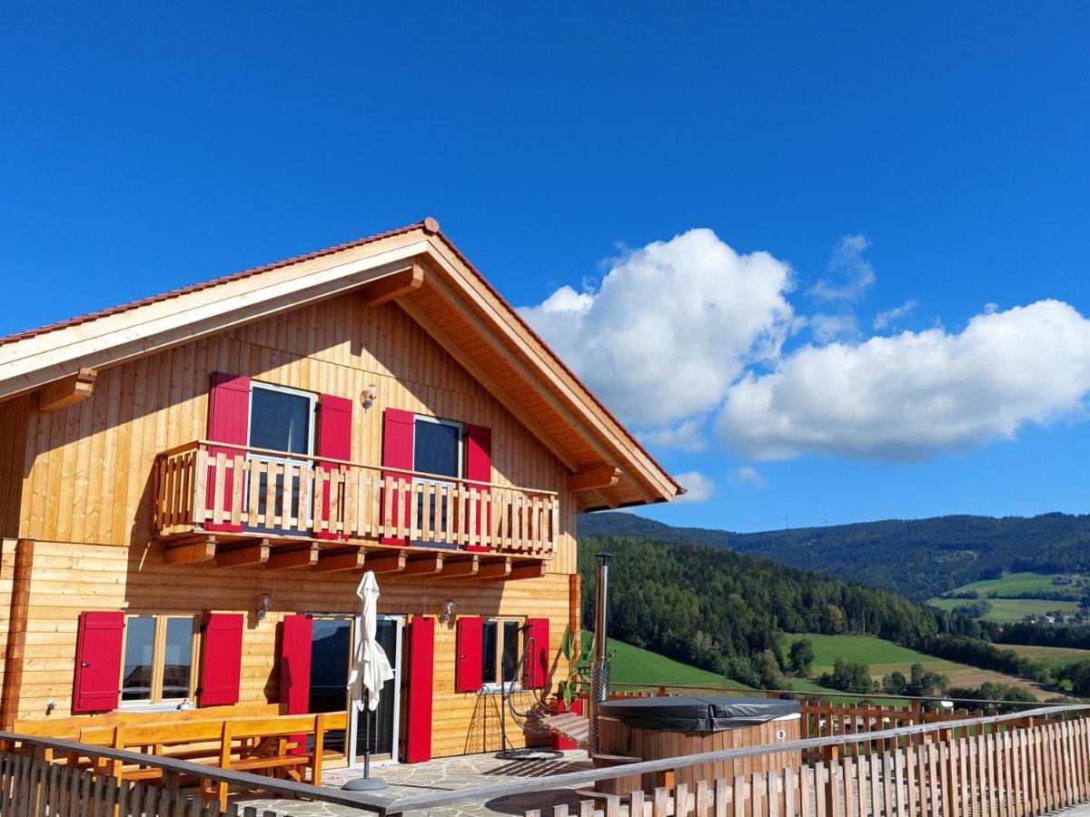 Bergchalet Am Waldrand - Pool, Sauna & Kamin Pöllauberg エクステリア 写真